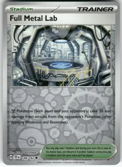 Full Metal Lab 148/162 Uncommon Temporal Forces Pokemon Reverse Holo Near Mint - Image 1