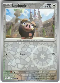 Lechonk 139/159 Common Journey Together Pokemon Reverse Holo Near Mint - Image 1