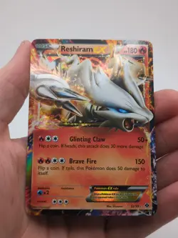 Pokemon Reshiram EX Ultra Rare Holo Legendary Treasures 29/113 180 - Image 1