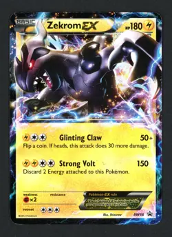 Zekrom EX BW38 Black and White Holofoil Promo Pokemon TCG - Image 1
