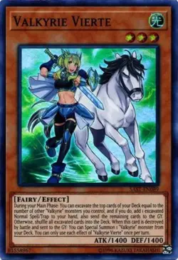 Valkyrie Vierte - SAST-EN089 - Super Rare - Unlimited Edition - Moderately Playe - Image 1