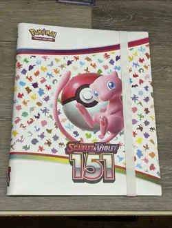 Pokemon Scarlet Violet 151 Mew Binder Collection Binder Only NO CARDS G1N - Image 1