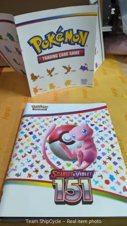 Pokemon Scarlet Violet 151 Mew Binder Collection Binder Only NO CARDS G1N - Image 2