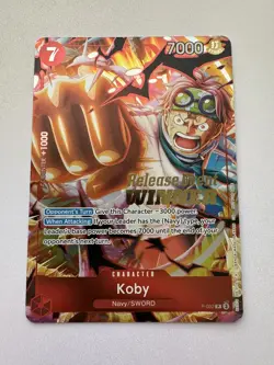 Koby OP12 Release Event Winner One Piece Promo Card P-092 - Image 1