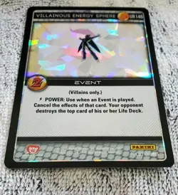 Villainous Energy Sphere Foil UR 146 Dragon Ball Panini Card - Image 2