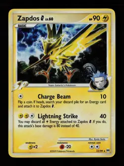 Zapdos G 12/99 Holo Rare Arceus Pokemon Cards - Image 1