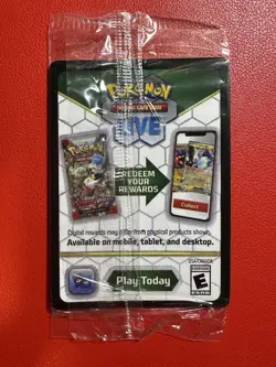 Glaceon ex 26/131 Holiday Snowflake Stamp Promo Pokemon Card Holo SEALED - Image 2