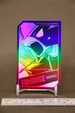 Fumikage Tokoyami My Hero Academia Character Holo Card Collection TCG Game b - Image 2