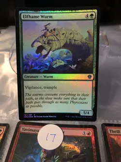 Elfhame Wurm Dominaria United Foil 161 MTG - Image 1