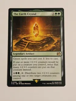 The Earth Crystal Final Fantasy MTG Magic The Gathering NM - Image 1