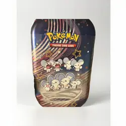 NEW POKEMON TCG SCARLET & VIOLET PALDEAN FATES MINI TIN SHINY MAUSHOLD - Image 2