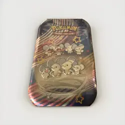 NEW POKEMON TCG SCARLET & VIOLET PALDEAN FATES MINI TIN SHINY MAUSHOLD - Image 3