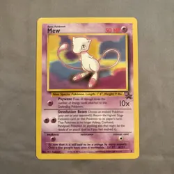 Mew 8 BLACK STAR PROMO Pokemon TCG WOTC Vintage LP+ NM- - Image 1
