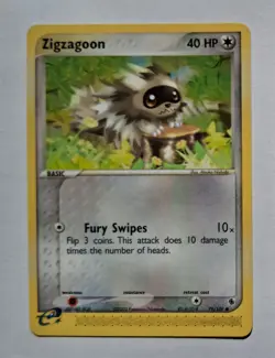 Pokemon - Zigzagoon - Ruby & Sapphire 79/109 - Common - NM - Image 1