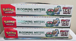 Lot of (3) Pokemon 151 Blooming Waters Premium Collection Boxes SEALED - Image 5