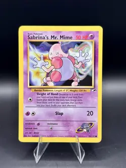 Pokemon TCG Sabrina's Mr. Mime 59/132 Gym Challenge - LP - Image 1
