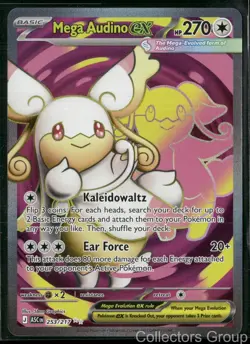 MEGA AUDINO EX 253/217 ULTRA RARE ASCENDED HEROES POKEMON NEAR MINT - Image 1