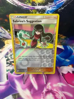 SABRINA'S SUGGESTION 154/181 TEAM UP Reverse Holo Uncommon Pokemon - Image 1