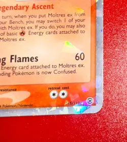 Pokemon EX Fire Red & Leaf Green Moltres EX Holo Rare 115/112 MP - Image 5