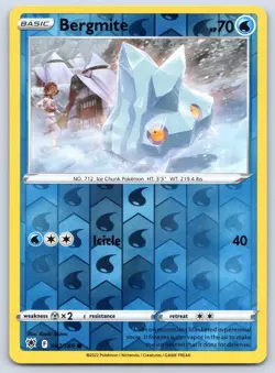Bergmite 047/189 Astral Radiance Reverse Holo Pokemon NM - Image 1