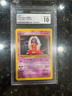 CGC 10 Jynx 31/102 Base Set Pokemon 1999 - Image 3