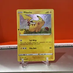 Pokemon TCG Pikachu Sword & Shield Promo Basic Holo English 2020 General Mills - Image 1