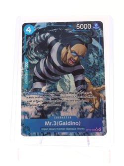 Mr.3 Galdino OP16-056 SR Alt Art The Time of Battle One Piece TCG NM - Image 1