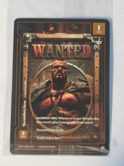 Wonders of the First Wanted Call of the Stones #A20-220/402 PSA PROMO SEALED - Image 1