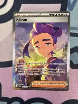 Pokemon TCG Kieran Trainer Prismatic Evolutions Card 174/131 - Image 1