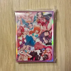 One Piece Card Game Sleeves (Pink) - 60pcs [Nami, Nefertari, Uta, Yamato, etc] - Image 1