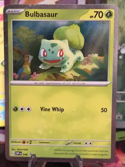 Bulbasaur - 046 (Cosmos Holo) 046 Sv: Scarlet & Violet Promo Cards Holo - Image 1