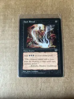 MTG Dark Ritual Mirage Regular Common-LP - Image 1