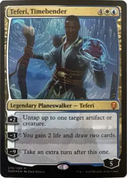 [B4G1] FOIL Teferi, Timebender (#270) - Dominaria - MTG - NM - Image 1