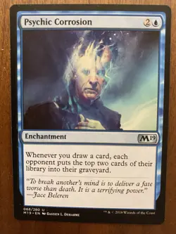 Psychic Corrosion x1 NM Core Set 2019 MTG - Image 1