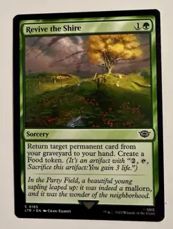Revive the Shire 185 NM The Lord of the Rings: Tales of Middle-earth MTG - Image 1