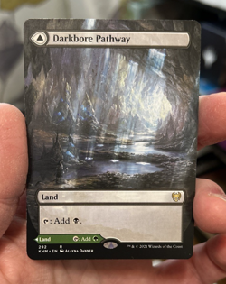 Darkbore Pathway Slitherbore Pathway KHM MTG 292 Borderless NM - Image 1