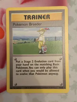 Pokemon Breeder 076/102 Base Set Regular - Image 1