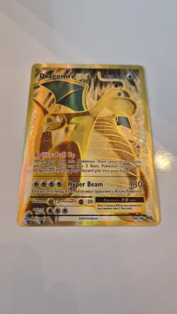 Pokemon TCG Dragonite EX Full Art Ultra Rare Holo Card Evolutions 106/108 XY - Image 1