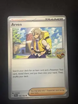 Arven Philippines Asia Pokemon Championships Stamped Promo 2024 [SVI 166/198] NM - Image 1