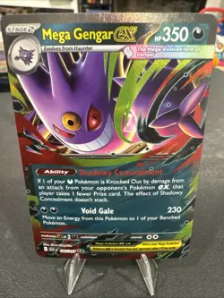 Mega Gengar EX 125/217 Ascended Heroes Pokemon Rare NM - Image 1