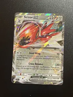 Scizor ex 111/162 Holo Double Rare Temporal Forces - Pokemon TCG NM - Image 1