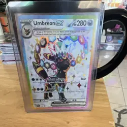 Pokemon Co. Umbreon ex 176 Surging Sparks Double Rare Holo Full Art 280 HP ENG - Image 1