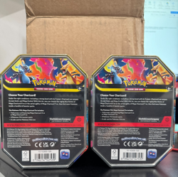 Pokemon TCG Mega Charizard X + Y ex Tin Bundle - Lot of 2 - Sealed! - Image 2