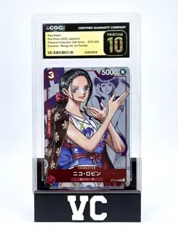 2022 Nico Robin CGC Pristine 10 #ST01-008 25th Anniversary Japanese One Piece NM - Image 1