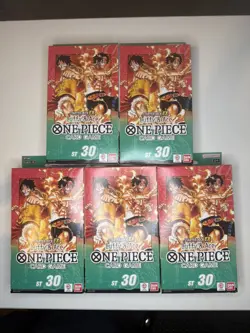 One Piece TCG:Starter Deck Ex Luffy & Ace (ST-30) (QTY 5) - Image 1