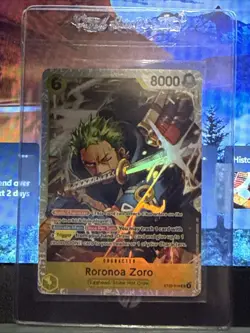 • Roronoa Zoro • ST29-014 SR Structure Deck 29 Egghead Holo One Piece TCG NM - Image 1