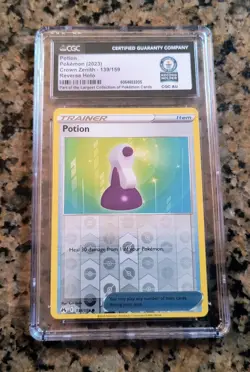 ✨Potion Crown Zenith Holo Pokemon Card 2023 CGC Guinness World Record Holder 1/1 - Image 1