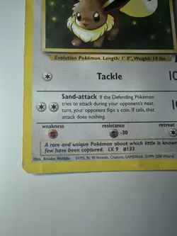 Pokemon Card Eevee 55/82 Team Rocket Uncommon Unlimited - Image 4