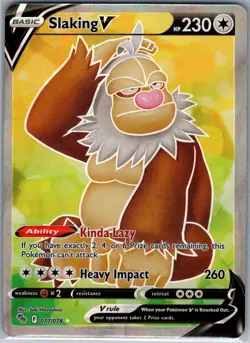 Slaking V (Full Art) 077/078 Pokemon GO - Pokemon Card - NM - Image 1