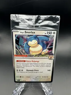 Pokemon Hop's Snorlax - (GameStop) (Cosmos Holo) Promo Cards Products 117/159 NM - Image 1